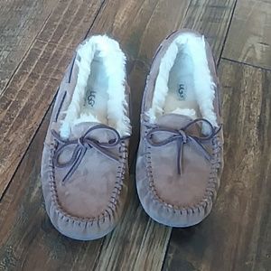 Suede moccasins